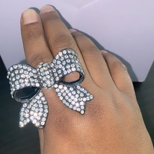 Betsey Johnson Bow Cocktail Ring
